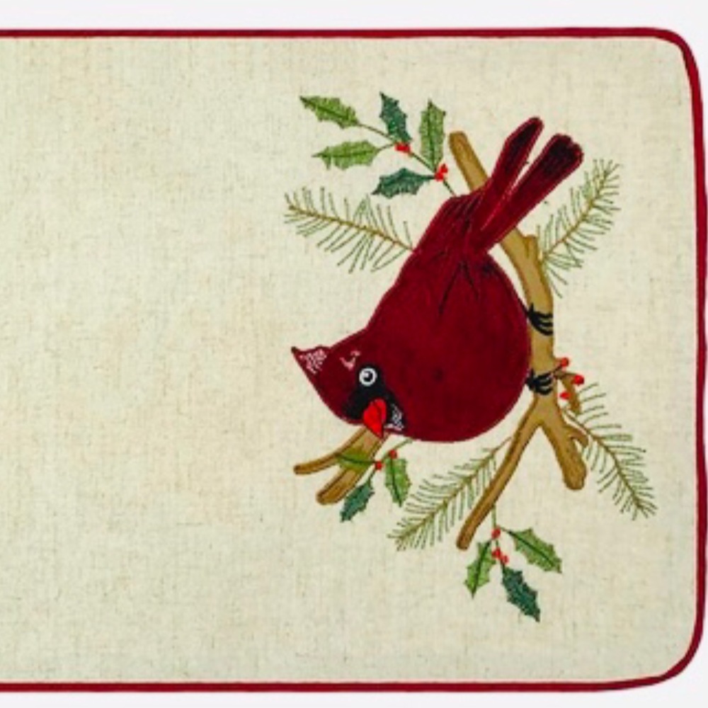 Cardinal Table Runner- Christmas - Picture 2 of 2